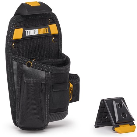 TOUGHBUILT 6.75" W X 10.24" H Polyester Universal Pouch/Utility Knife Pocket Tool Bag 8 pocket TB-CT-26-2BES